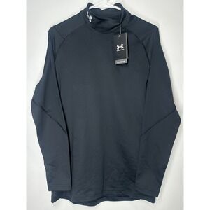 Under Armour Cold Gear Infrared‎ Black Mock Shirt Men's Medium
